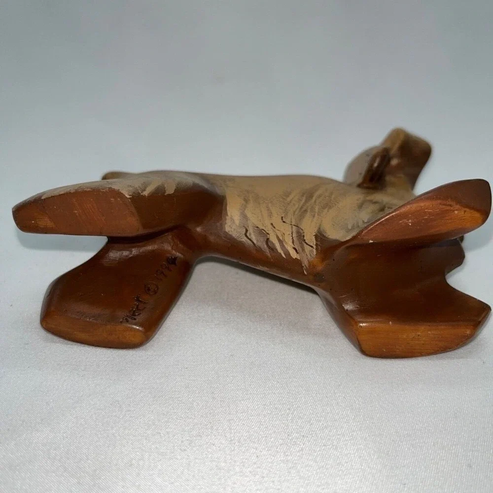 Lynda Pleet Menagerie Dog Figurine Cocker Spaniel Brown Tan 1994 Collectable